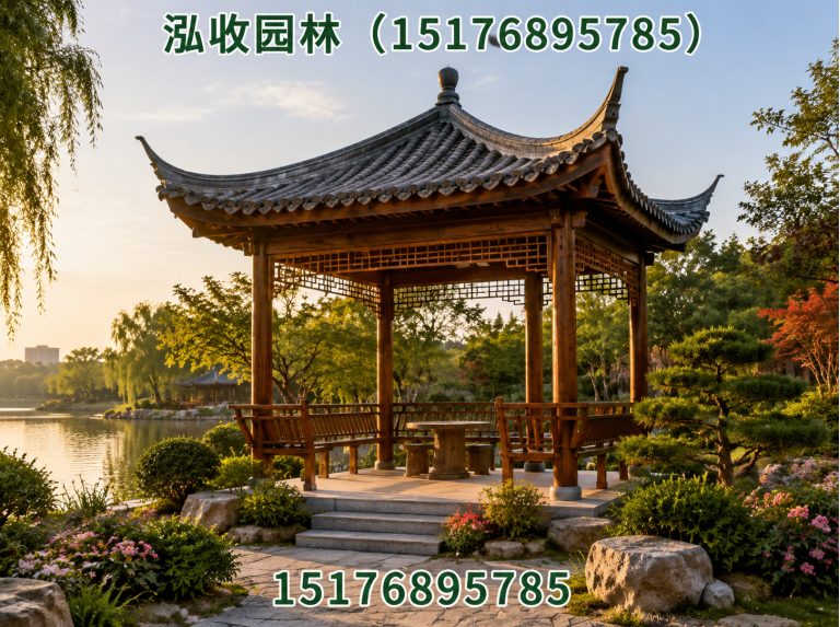 张家界防腐木展示图